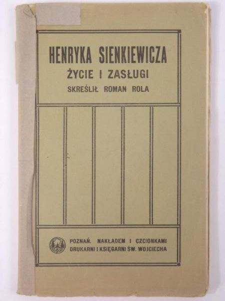 Henryka Sienkiewicza życie i zasługi, 1917 r.