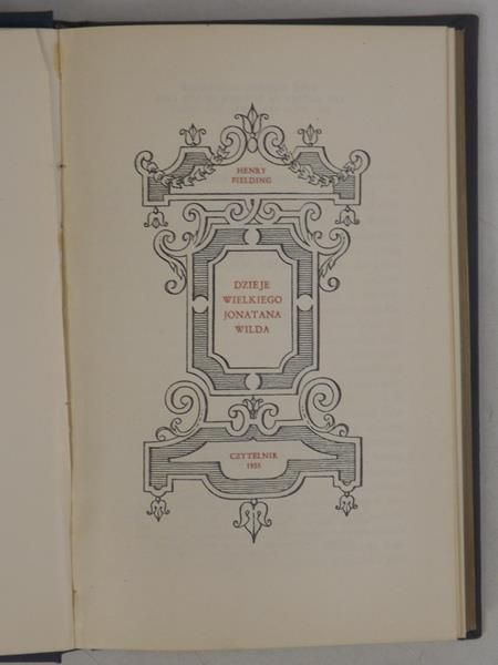 Fielding Henry - Dzieje wielkiego Jonatana Wilda