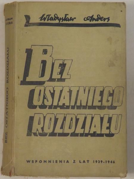 Anders Władysław - Bez ostatniego rozdziału