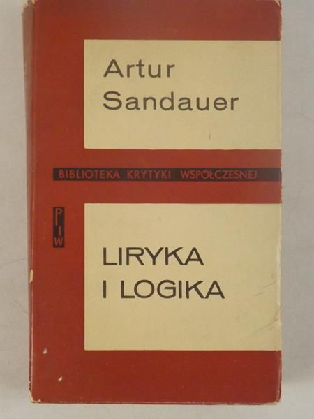 Sandauer Artur - Liryka i logika, BKW