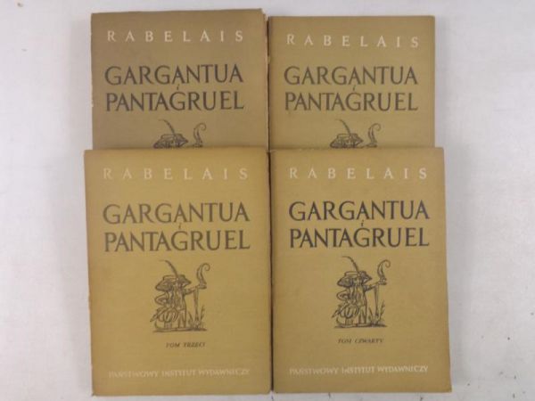 Gargantua i Pantagruel, Tom I-IV, 1949 r.
