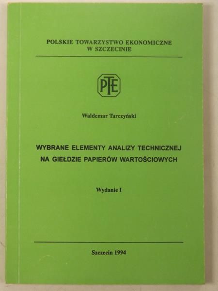 Wybrane elementy analizy technicznej na giełdzie papierów wartościowych