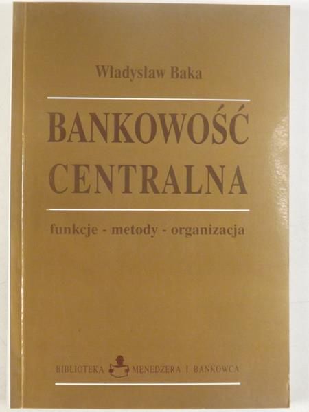 Bankowość centralna