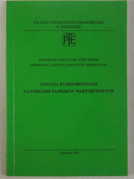 Analiza portfelowa na giełdzie papierów wartościowych