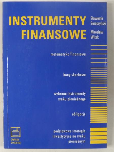 Instrumenty  finansowe + dyskietka