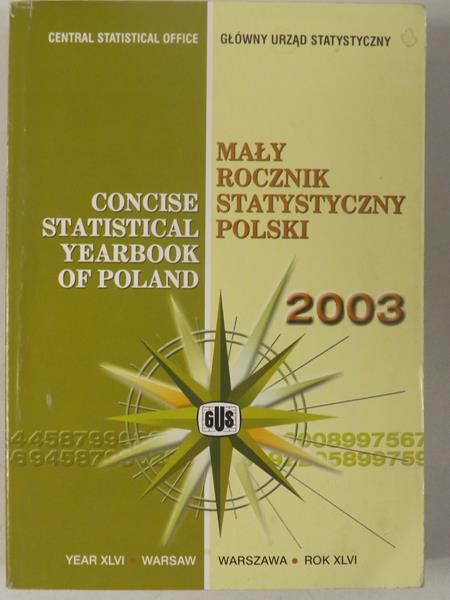Dmochowska Halina (red.) - Mały Rocznik Statystyczny Polski 2003