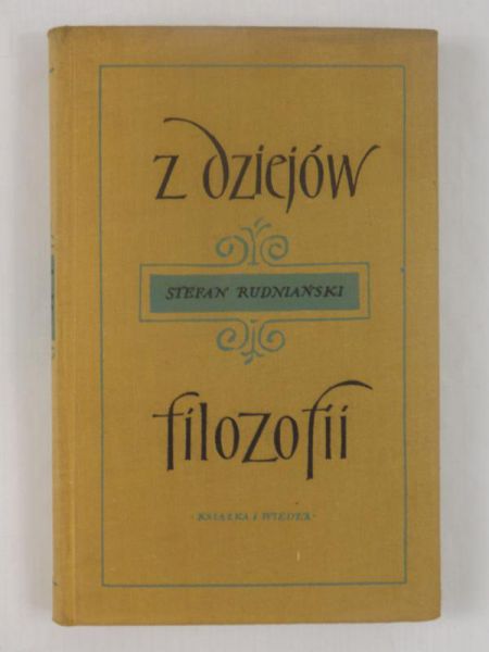Z dziejów filozofii