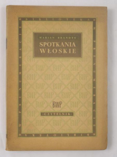 Brandys Marian - Spotkania włoskie, 1949 r.