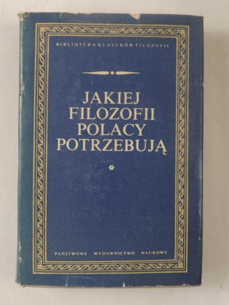 Jakiej filozofii Polacy potrzebują, BKF