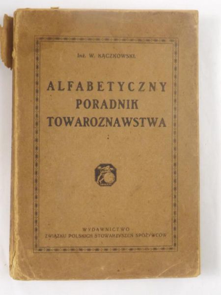 Alfabetyczny poradnik towaroznawstwa, 1923 r.