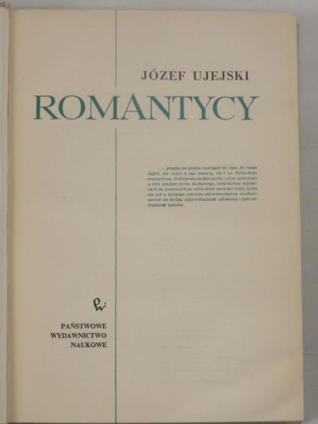 Romantycy