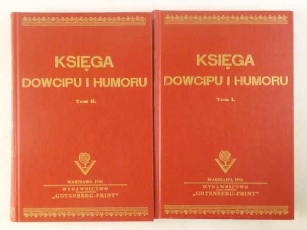 Księga dowcipu i humoru, Tom I-II, reprint