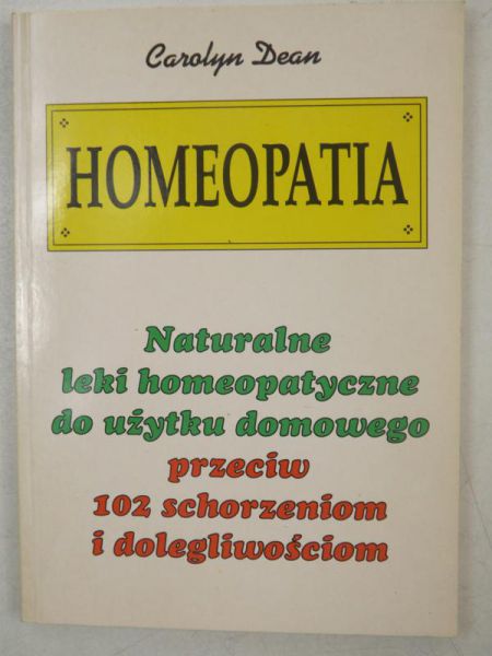 Dean Carolyn - Homeopatia