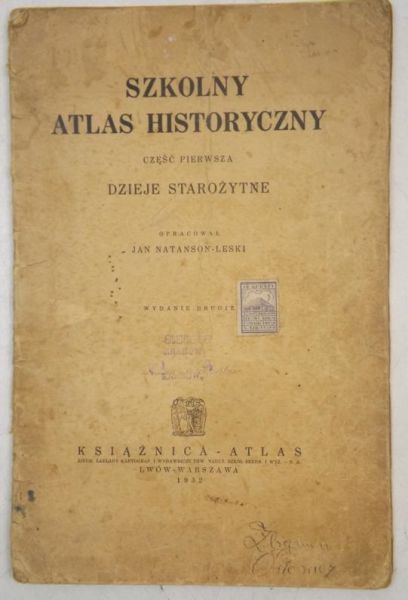 Szkolny atlas historyczny, 1932 r.