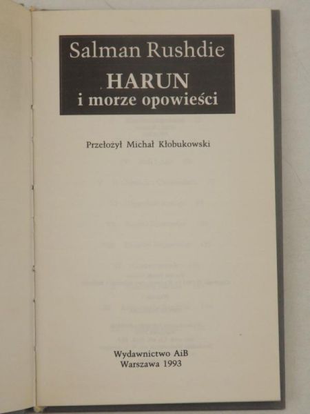 Harun i inne opowieści