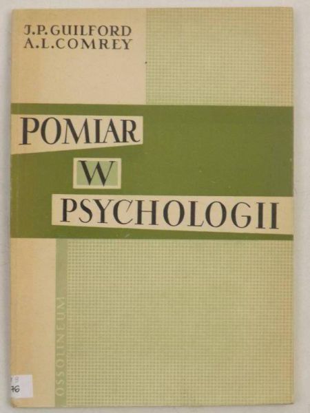 Pomiar w psychologii