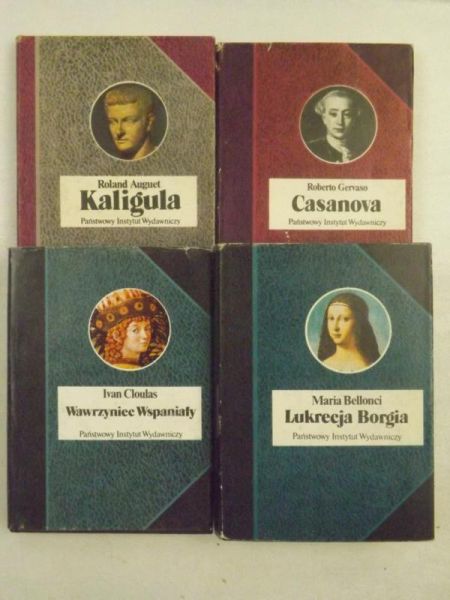 Lukrecja Borgia  Wawrzyniec Wspaniały  Kaligula  Casanova