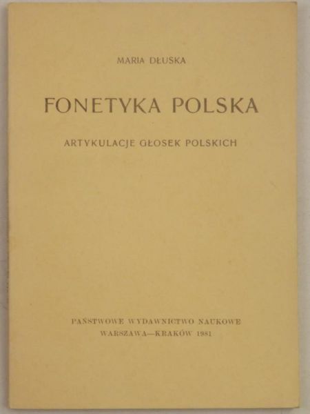 Dłuska Maria - Fonotyka polska