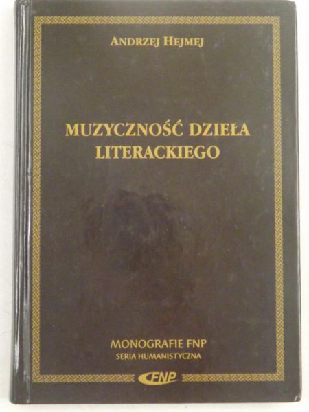 Muzyczność dzieła literackiego