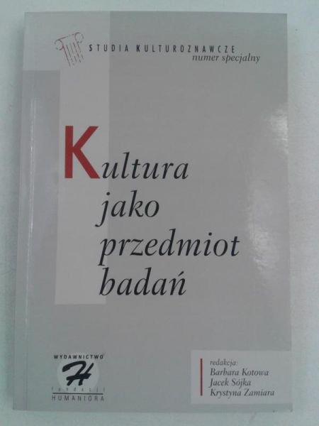 Kultura jako przedmiot badań