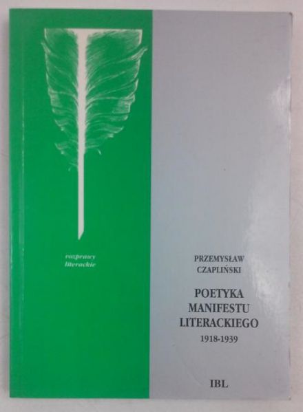 Poetyka manifestu literackiego