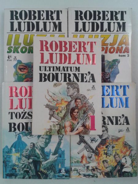 Ludlum Robert - Krucjata Bourne'a / Tożsamość Bourne'a / Ultimatum Bourne'a / Iluzja Skorpiona, Tom I-II