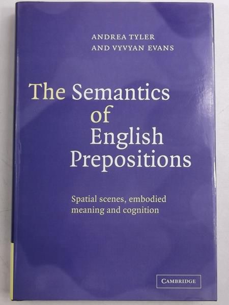 The Semantics of English Prepositions