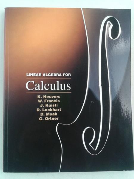 Linear Algebra for Calculus