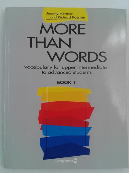 Harmer Jeremy - More Than Words. Book 1