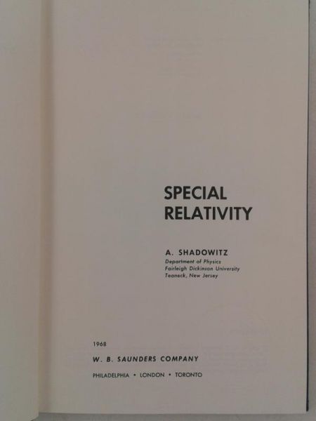 Special Relativity, Number 6