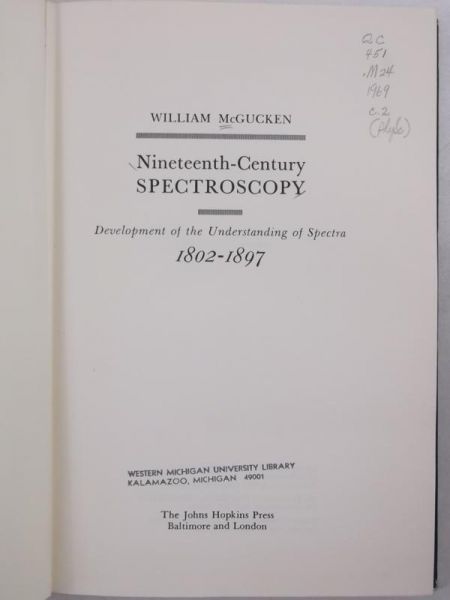 Nineteenth-Century Spectroscopy