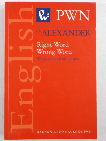 Alexander L. G. - Right Word Wrong Word