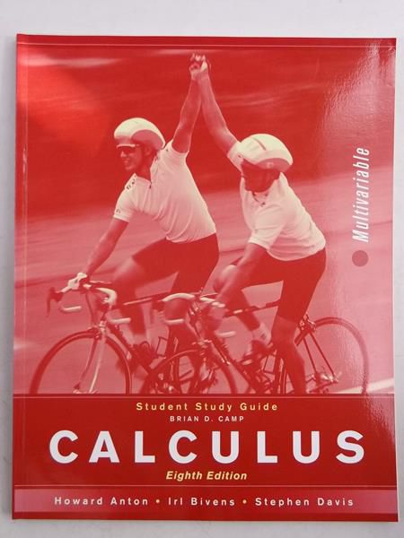 Calculus: Multivariable, Student Study Guide
