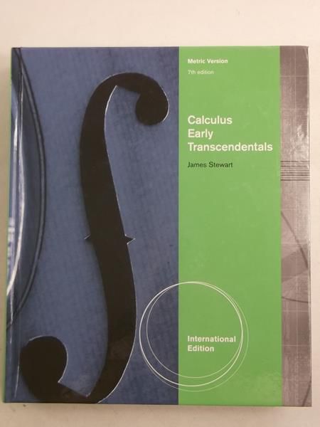 Calculus Early Transcendentals