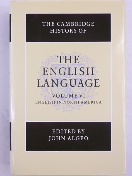 John Algeo - The Cambridge History of the English Language