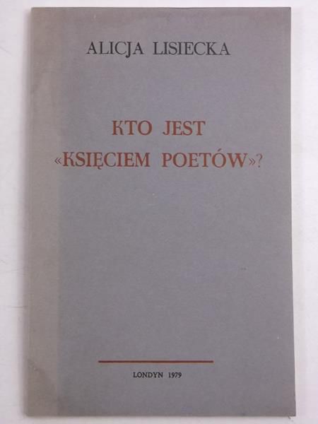 Kto jest księciem poetów?