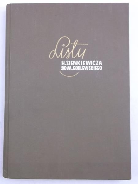 Listy do Mścisława Godlewskiego