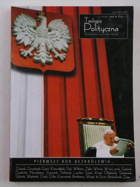 Cichocki Marek  - Teologia polityczna, nr 3/jesień 2005 - lato 2006