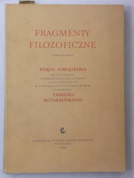 Fragmenty filozoficzne