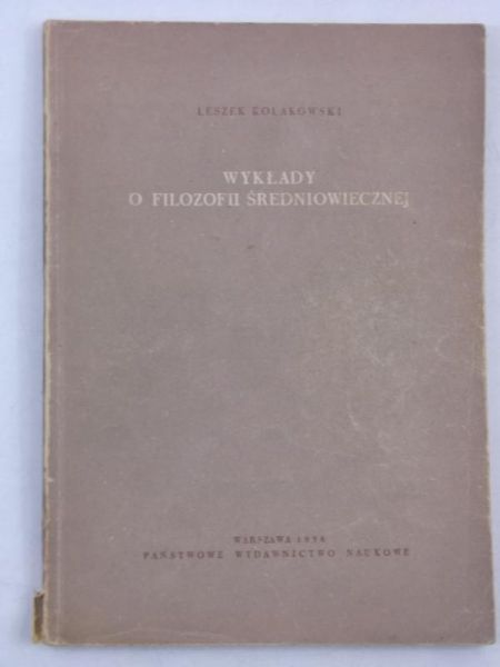 Wykłady o filozofi średniowiecznej