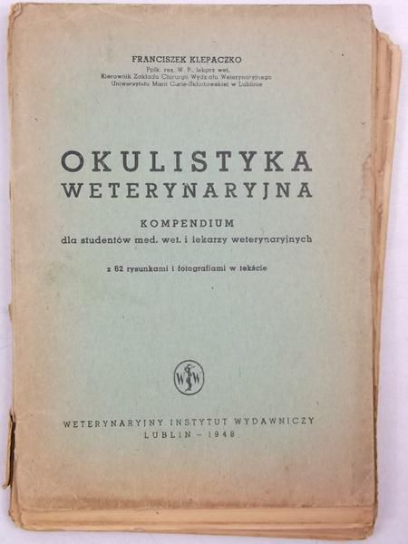 Okulistyka weterynaryjna, 1948 r.