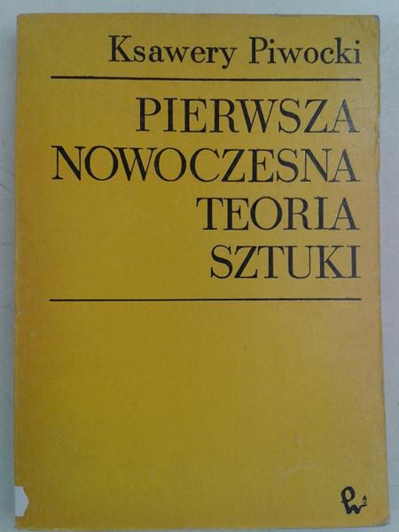 Pierwsza nowoczesna teoria sztuki