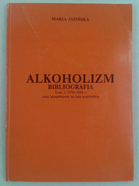Alkoholizm. Bibliografia