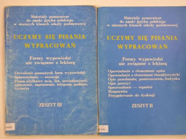 Uczymy się pisania wypracowań, Zeszyt II-III