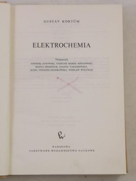 Kortun Gustav - Elektrochemia