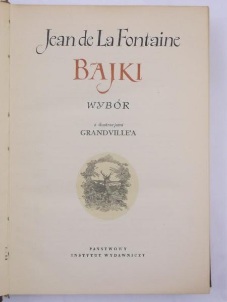 de la Fontaine Jean - Bajki. Wybór