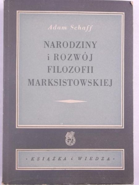 Narodziny i rozwój filozofii marksistowskiej, 1950 r.