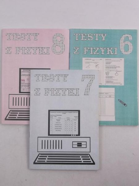 Testy z fizyki, Tom 6-8