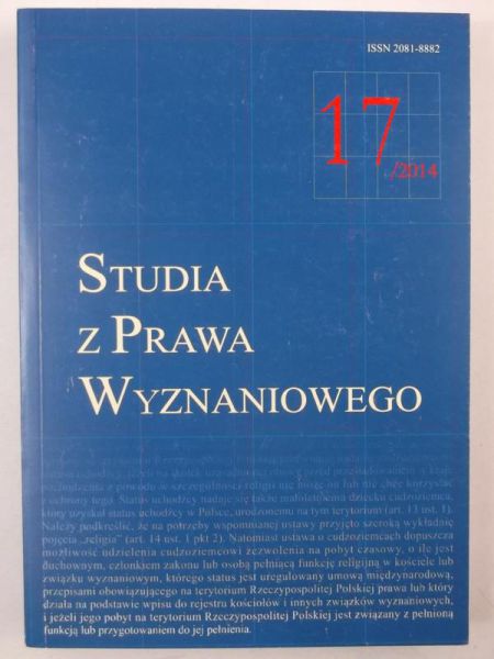 Studia z prawa wyznaniowego