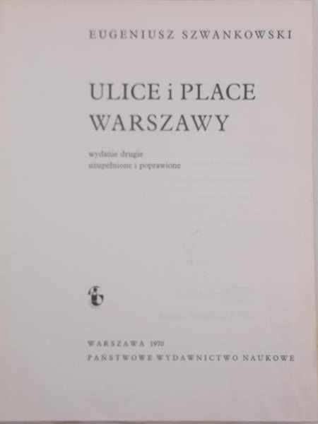 z - Ulice i place Warszawy